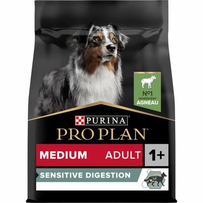 PURINA PRO PLAN Medium Adult Sensitive Digestion Agneau, Riz Pour Chien 1 PURINA PRO PLAN Medium Adult Sensitive Digestion Agneau, Riz Pour Chien