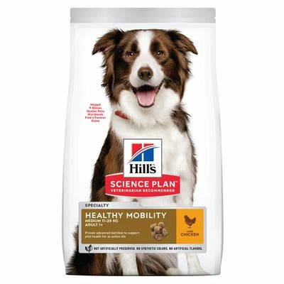 Hill's Science Plan Adult 1+ Healthy Mobility Medium Poulet Pour Chien 1 Hill's Science Plan Adult 1+ Healthy Mobility Medium Poulet Pour Chien