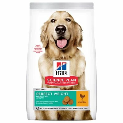 Hill's Science Plan Adult 1+ Perfect Weight Large Poulet Pour Chien 1 Hill's Science Plan Adult 1+ Perfect Weight Large Poulet Pour Chien
