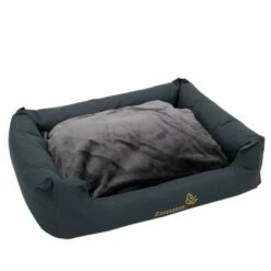 Lot : Panier Sleepy Time Avec Coussin, Gris + Couverture Freedom Bone Pour Chien 22 Lot : Panier Sleepy Time Avec Coussin, Gris + Couverture Freedom Bone Pour Chien -Aanbiedingen Zooplus Winkel 145210 sleepy time grau 062013 copy 1