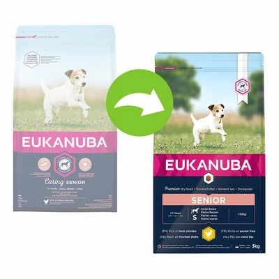 Eukanuba Caring Senior Small Breed Poulet Pour Chien