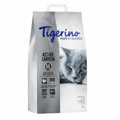 Litière Tigerino Special Care / Performance Active Carbon Pour Chat 1 Litière Tigerino Special Care / Performance Active Carbon Pour Chat