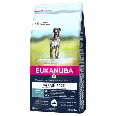 Eukanuba Grain Free Adult Large Breed Avec Du Saumon Pour Chien - Afbeelding 2