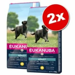 Lot De Croquettes Pour Chien Eukanuba Grand Format X 2