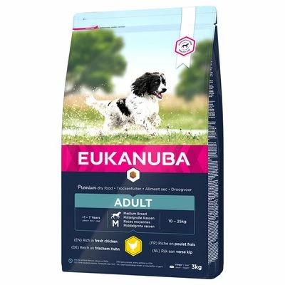 Eukanuba Adult Medium Breed Poulet Pour Chien 1 Eukanuba Adult Medium Breed Poulet Pour Chien