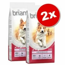 Aanbiedingen Zooplus Winkel 33 Lot Briantos 2 X 14 Kg Pour Chien