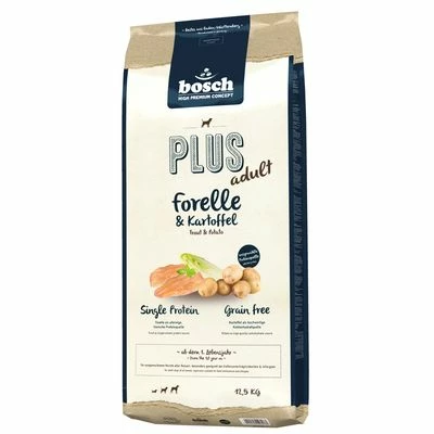 Bosch HPC Plus Truite, Pommes De Terre Pour Chien 1 Bosch HPC Plus Truite, Pommes De Terre Pour Chien
