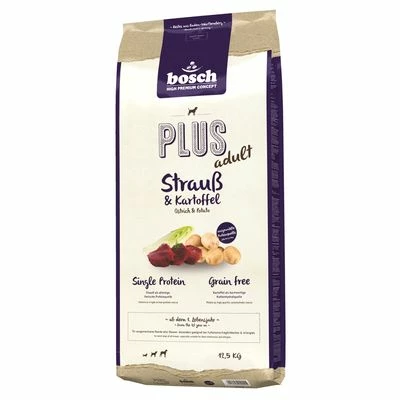 Bosch HPC Plus Autruche, Pommes De Terre Pour Chien 1 Bosch HPC Plus Autruche, Pommes De Terre Pour Chien