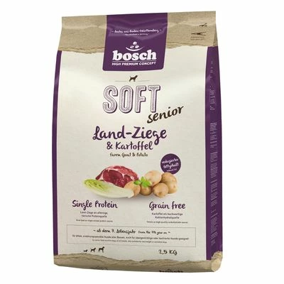 Bosch Soft Senior Chèvre, Pommes De Terre Pour Chien 1 Bosch Soft Senior Chèvre, Pommes De Terre Pour Chien