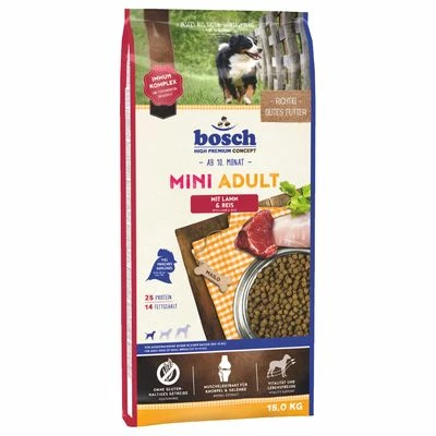 Bosch Mini Adult Agneau, Riz Pour Chien 1 Bosch Mini Adult Agneau, Riz Pour Chien