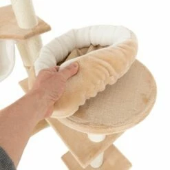 Arbre à Chat Maison En Pain D'épice Avec échelle 31 Arbre à Chat Maison En Pain D'épice Avec échelle -Aanbiedingen Zooplus Winkel 72124 knusperhaeuschen beige fg 9513 9