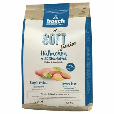 Bosch HPC Soft Junior Poulet, Patates Douces Pour Chiot 1 Bosch HPC Soft Junior Poulet, Patates Douces Pour Chiot
