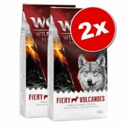 Lot Wolf Of Wilderness "Elements" 2 X 12 Kg Pour Chien