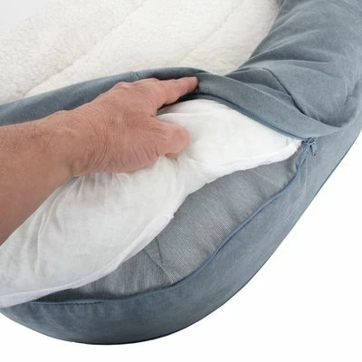 Panier Memory Ovale, Gris Pour Chien 12 Panier Memory Ovale, Gris Pour Chien - Afbeelding 12