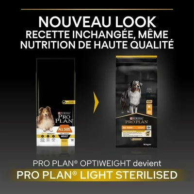 PURINA PRO PLAN All Sizes Adult Light/Sterilised Pour Chien 4 PURINA PRO PLAN All Sizes Adult Light/Sterilised Pour Chien - Afbeelding 4