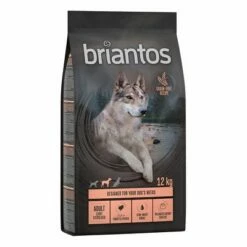 Croquettes Briantos 12 / 14 Kg Pour Chien + Barkoo Dental Snacks Medium 180 G En Cadeau ! 18 Croquettes Briantos 12 / 14 Kg Pour Chien + Barkoo Dental Snacks Medium 180 G En Cadeau ! -Aanbiedingen Zooplus Winkel briantos adult gf sterilised turkey 12kg 1000x1000 2