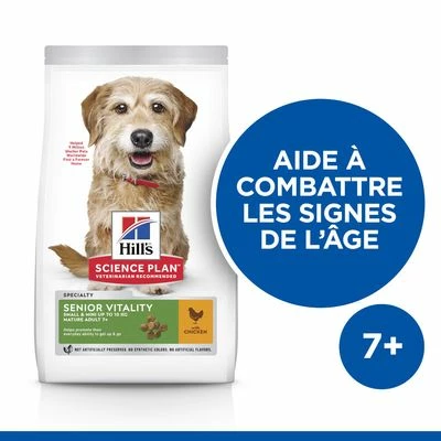 Hill's Science Plan Mature Adult 7+ Senior Vitality Small & Mini Au Poulet - Afbeelding 2