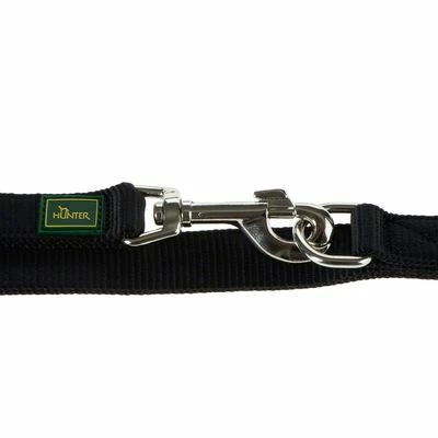 Laisse Doublée Pour Chien Hunter, Noir 3 Laisse Doublée Pour Chien Hunter, Noir - Afbeelding 3
