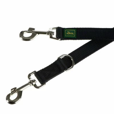 Laisse Doublée Pour Chien Hunter, Noir 8 Laisse Doublée Pour Chien Hunter, Noir - Afbeelding 8