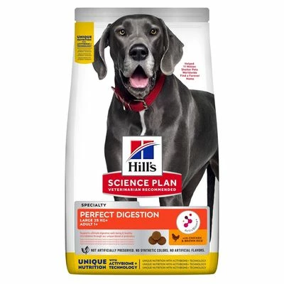 Hill's Science Plan Adult Perfect Digestion Large Pour Chien 2 Hill's Science Plan Adult Perfect Digestion Large Pour Chien - Afbeelding 2