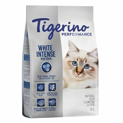 Litière Tigerino Special Care / Performance White Intense Blue Signal Pour Chat 1 Litière Tigerino Special Care / Performance White Intense Blue Signal Pour Chat
