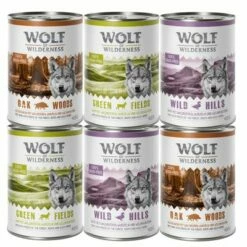 Lot Mixte Wolf Of Wilderness Pour Chien -Aanbiedingen Zooplus Winkel wow 6x400g mixpaket 6