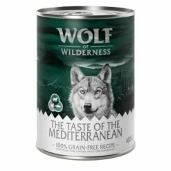 Lot Mixte Wolf Of Wilderness Pour Chien -Aanbiedingen Zooplus Winkel wow tasteof mediterranean 400g 1000x1000 1